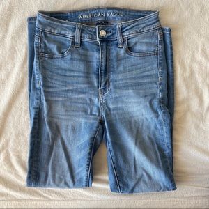 american eagle hi rise jegging